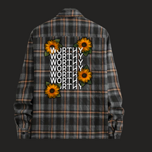 Load image into Gallery viewer, Worthy Flannel - Black
