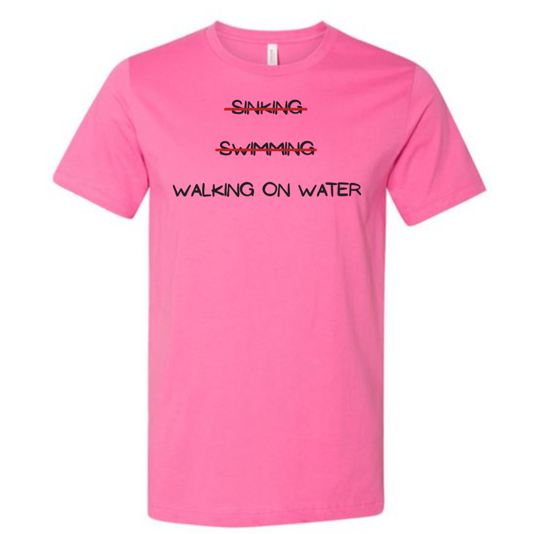 Water Walker T Shirt(Pink)