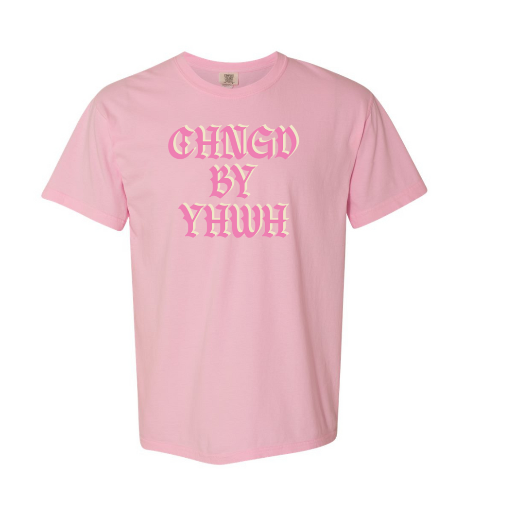 CHNGD BY YHWH Pink Shirt