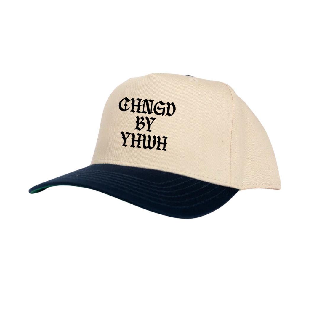 CHNGD BY YHWH - Natural/Black Hat