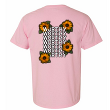 Load image into Gallery viewer, Worthy Sunflower Premium T-Shirt - Pink
