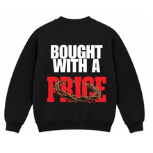 Load image into Gallery viewer, "Bought with a Price" Sweatshirt (Black)
