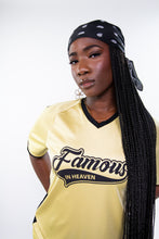 Load image into Gallery viewer, Famous in Heaven - All Star Jersey (Black/Gold)
