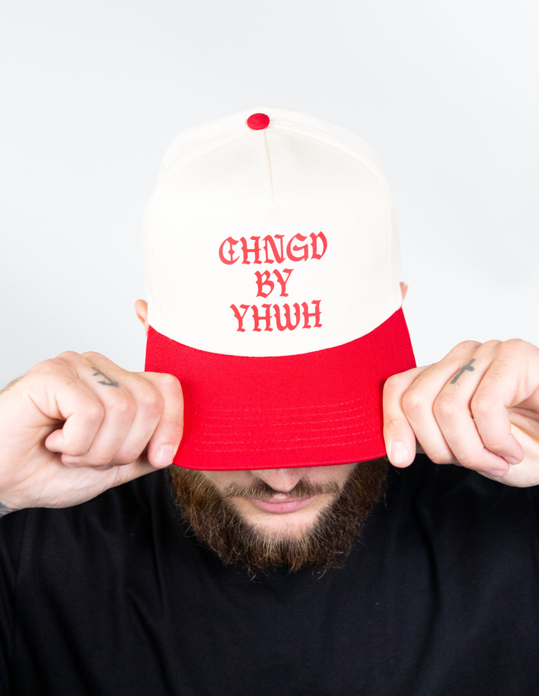CHNGD BY YHWH - Natural/Red Hat