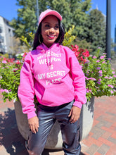 Load image into Gallery viewer, My Secret Weapon Hoodie (Pink /White)
