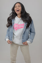 Load image into Gallery viewer, Famous in Heaven - All Star Hoodie (White/Pink)

