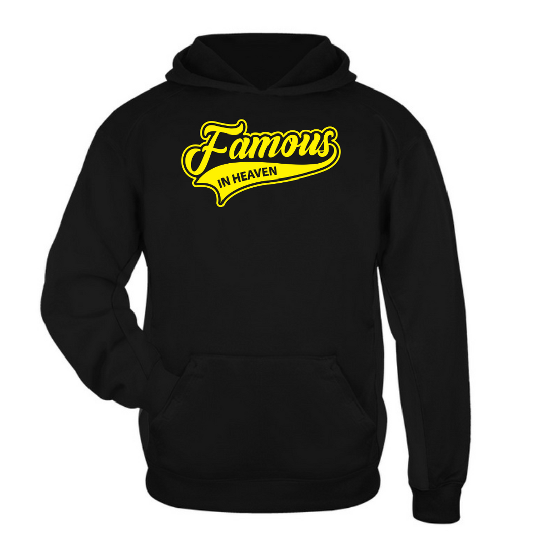 Famous in Heaven - All Star Hoodie Jogger Hoodie (Black/Gold)