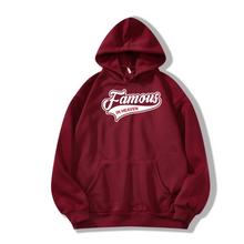Load image into Gallery viewer, Famous in Heaven - All Star Hoodie (Burgundy/White)
