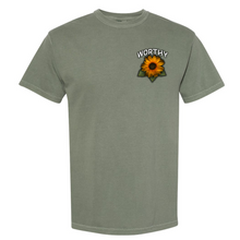 Load image into Gallery viewer, Worthy Sunflower Premium T-Shirt - Moss
