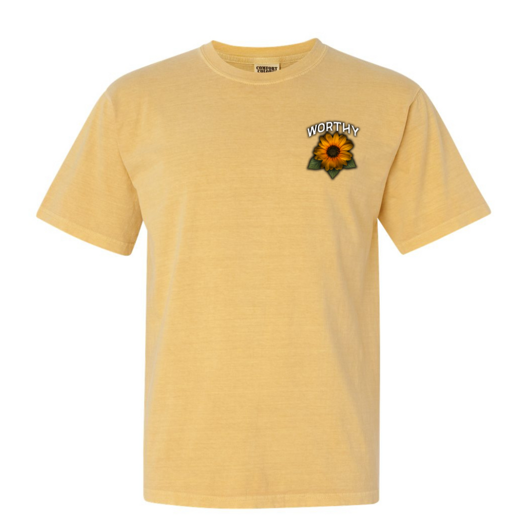 Worthy Sunflower Premium T-Shirt - Mustard