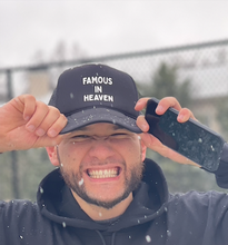 Load image into Gallery viewer, Famous In Heaven Trucker Hat (Black)
