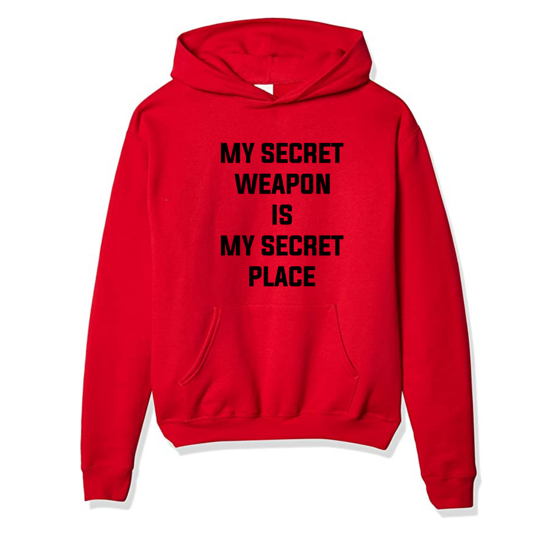 My Secret Weapon Hoodie (Red)