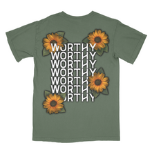 Load image into Gallery viewer, Worthy Sunflower Premium T-Shirt - Moss
