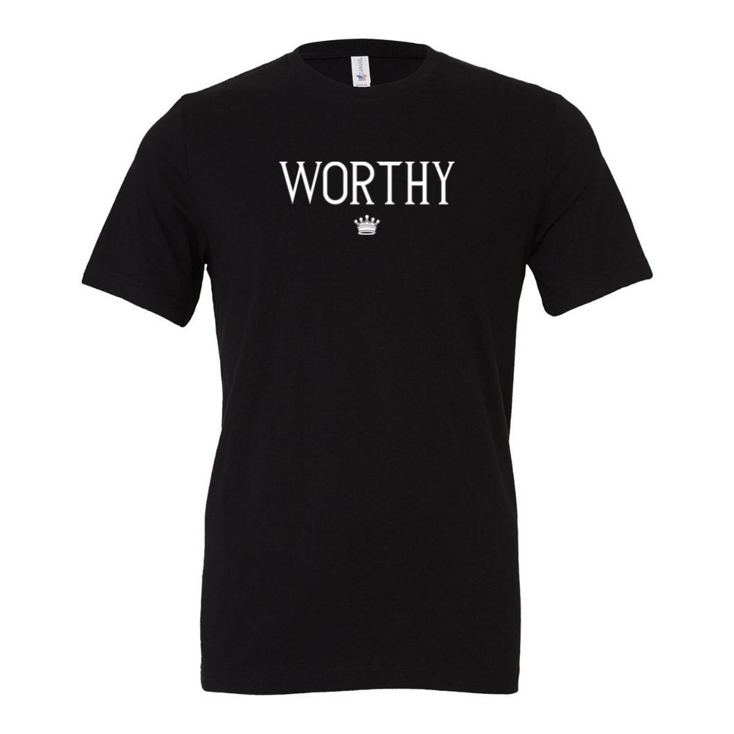 Unisex Worthy T-Shirt- Black