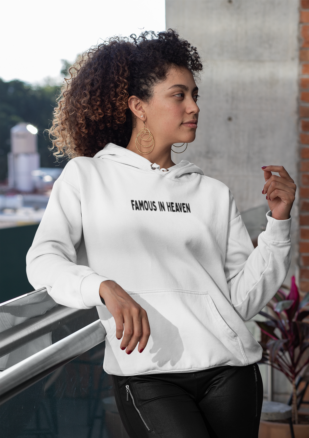 Famous in Heaven Classic Hoodie (White)